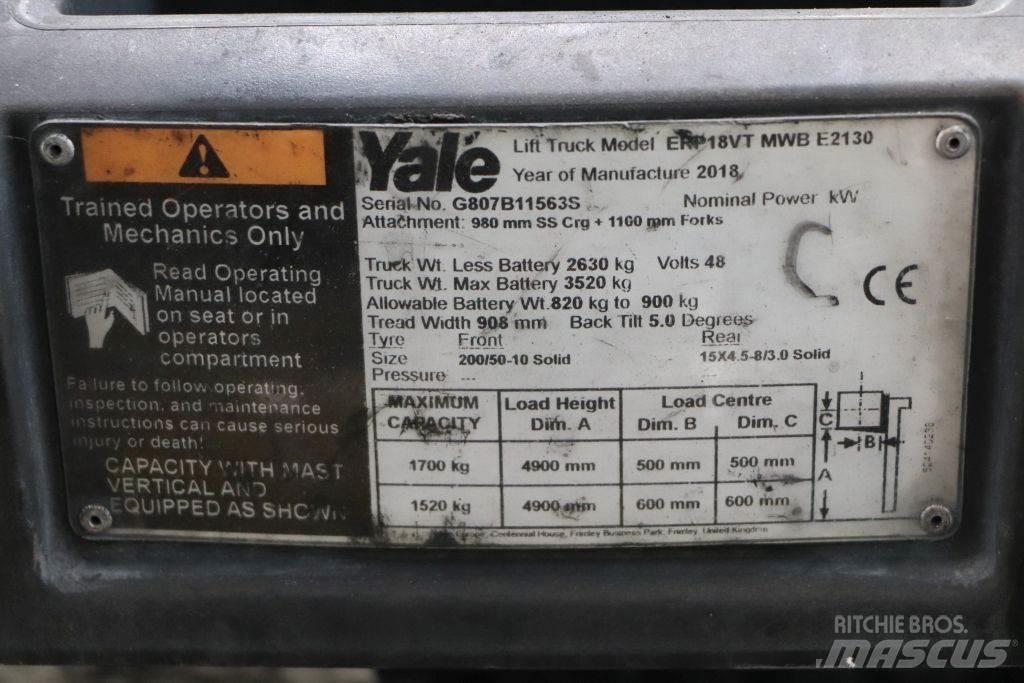 Yale ERP18VT Електронавантажувачі