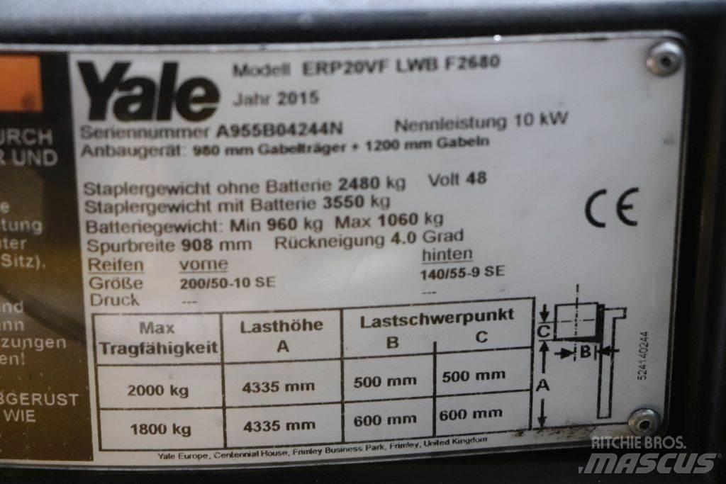 Yale ERP20VF Електронавантажувачі