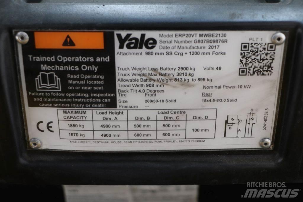 Yale ERP20VT Електронавантажувачі