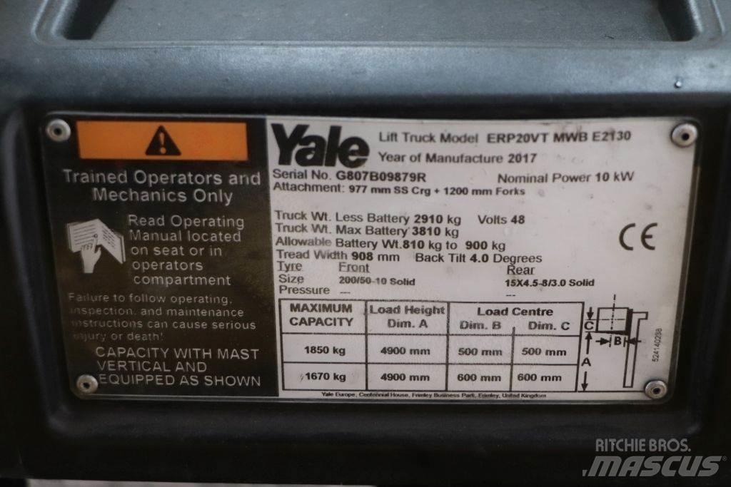 Yale ERP20VT Електронавантажувачі