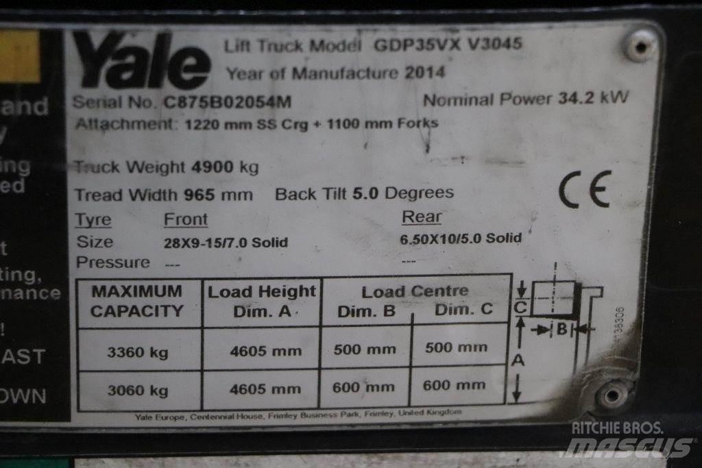 Yale GDP35VX Дизельні навантажувачі