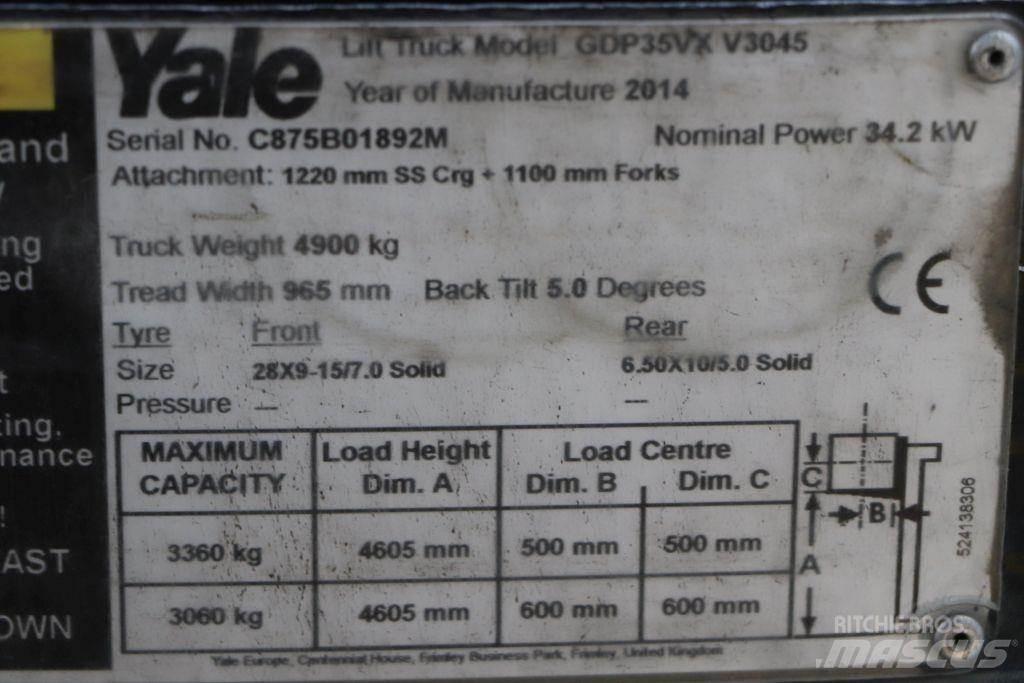 Yale GDP35VX Дизельні навантажувачі