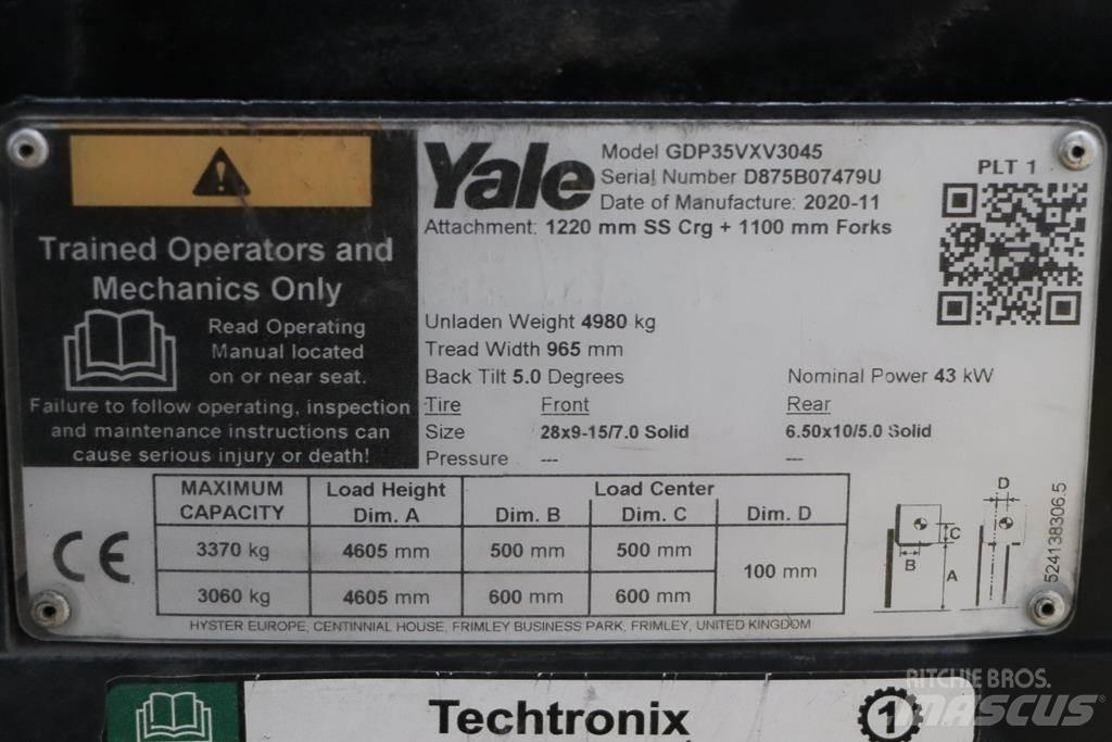 Yale GDP35VX Дизельні навантажувачі