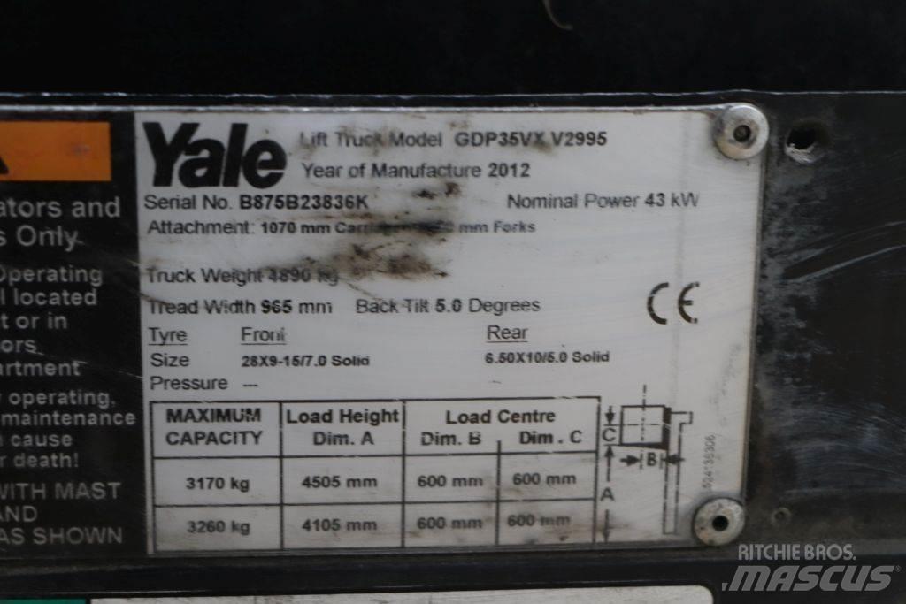 Yale GDP35VX Дизельні навантажувачі