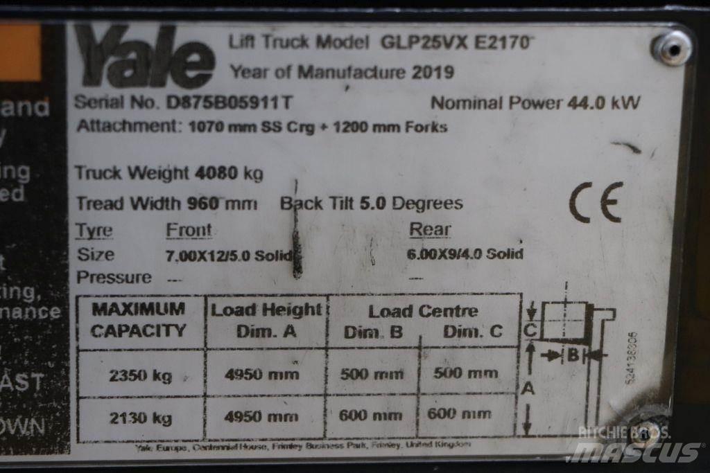 Yale GLP25VX Газові навантажувачі