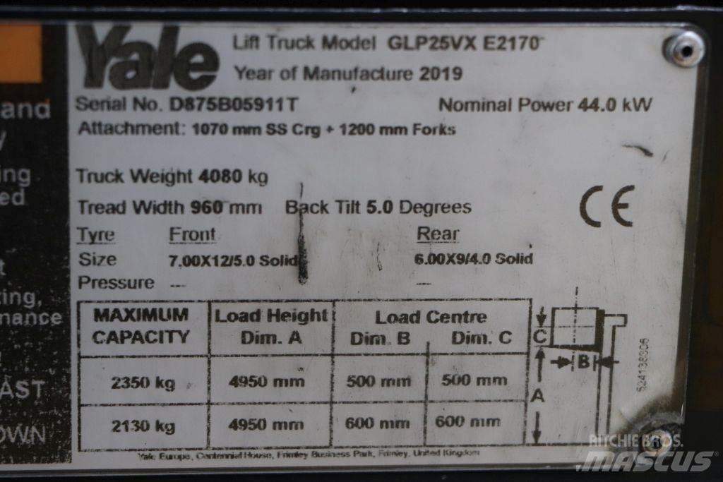 Yale GLP25VX Газові навантажувачі