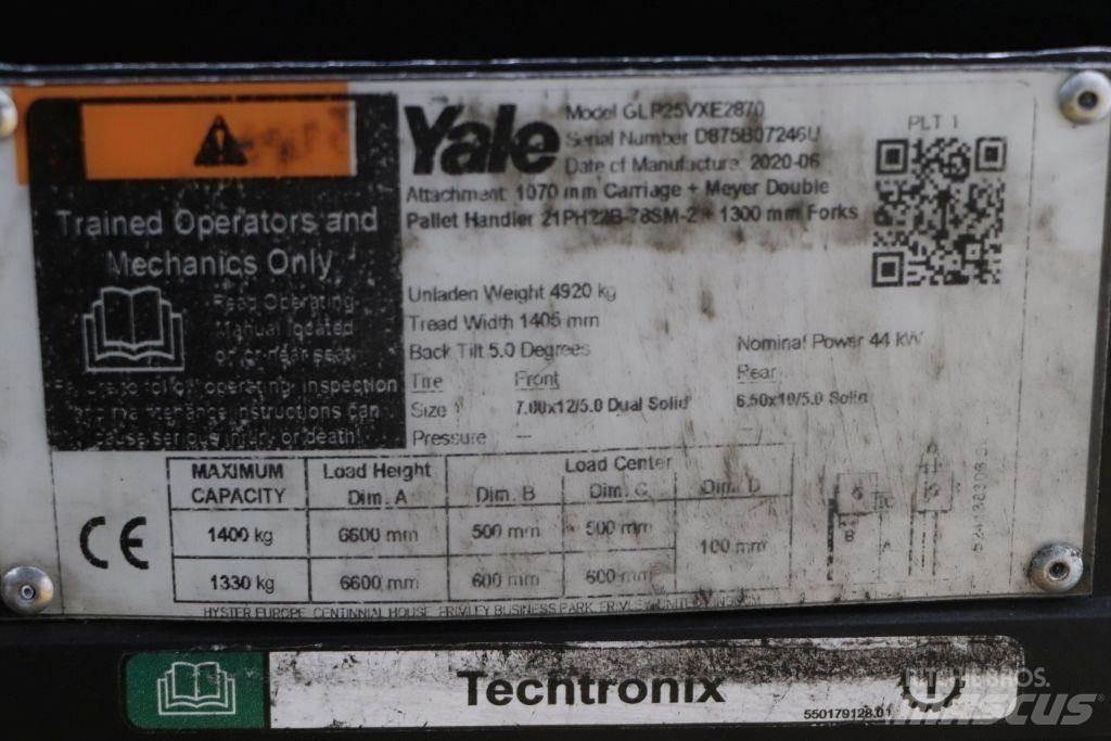 Yale GLP25VX Газові навантажувачі