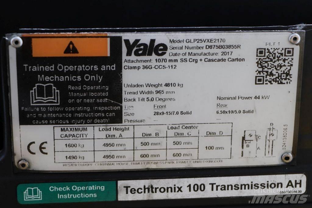 Yale GLP25VX Газові навантажувачі