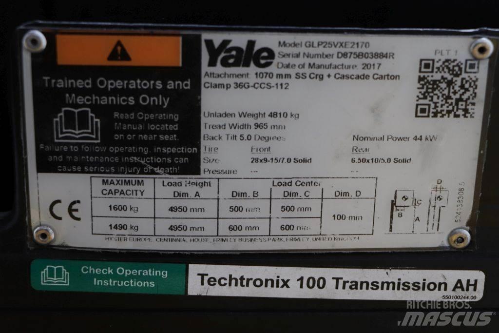 Yale GLP25VX Газові навантажувачі