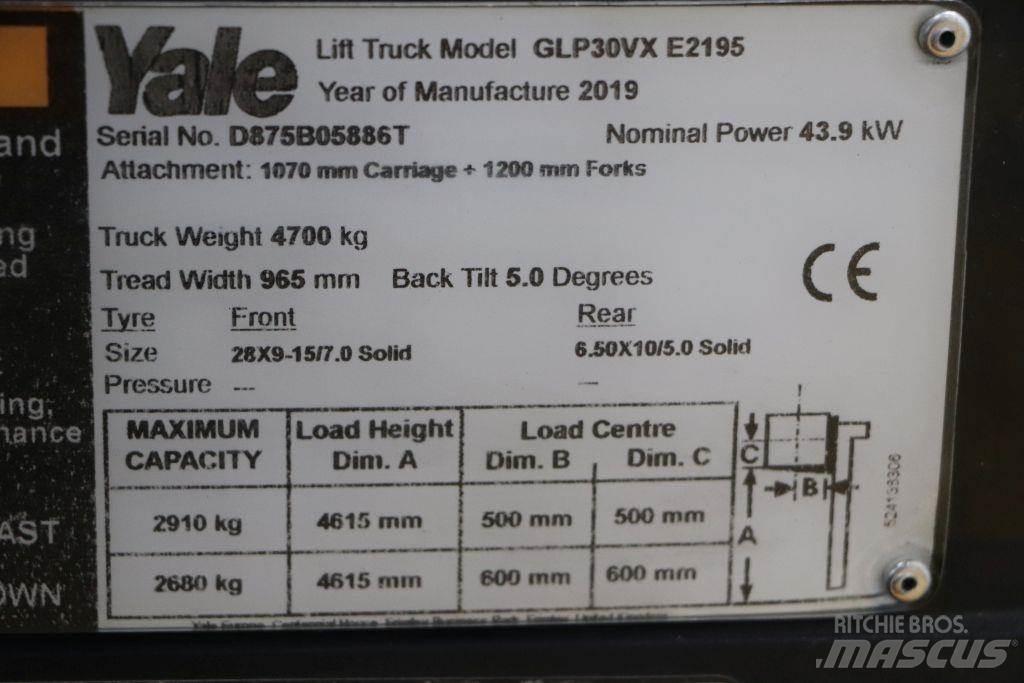 Yale GLP30VX Газові навантажувачі