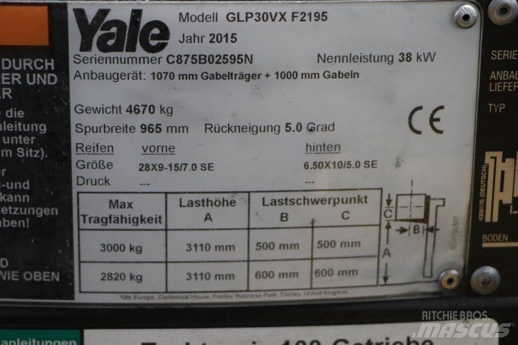 Yale GLP30VX Газові навантажувачі