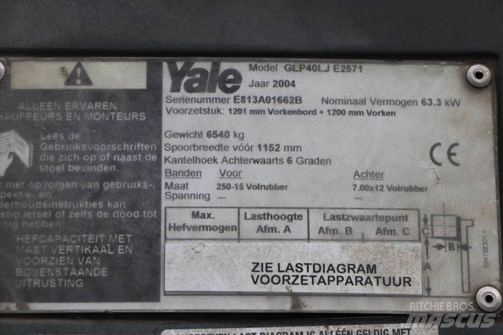 Yale GLP40LJ Газові навантажувачі