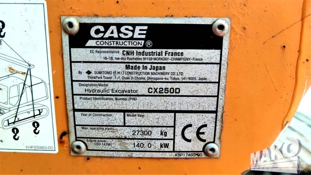 CASE CX 250 D Гусеничні екскаватори
