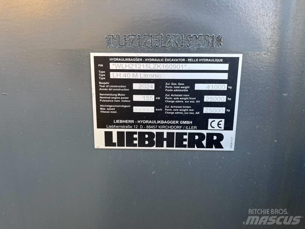 Liebherr LH 40 Перевантажувачі металобрухту/промислові навантажувачі