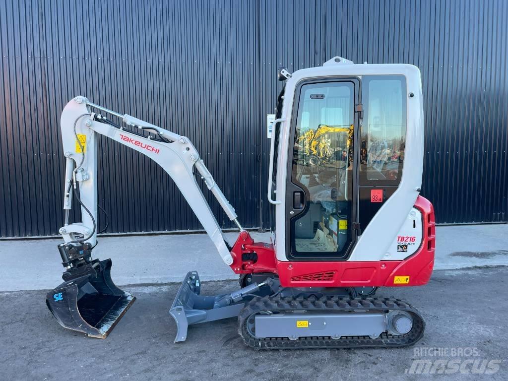 Takeuchi TB 216 Міні-екскаватори < 7т