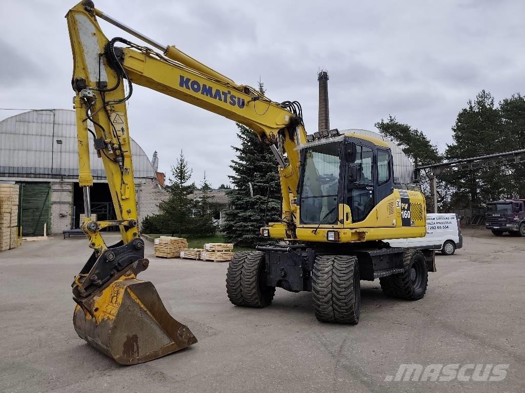 Komatsu PW 160-7E0 Колісні екскаватори