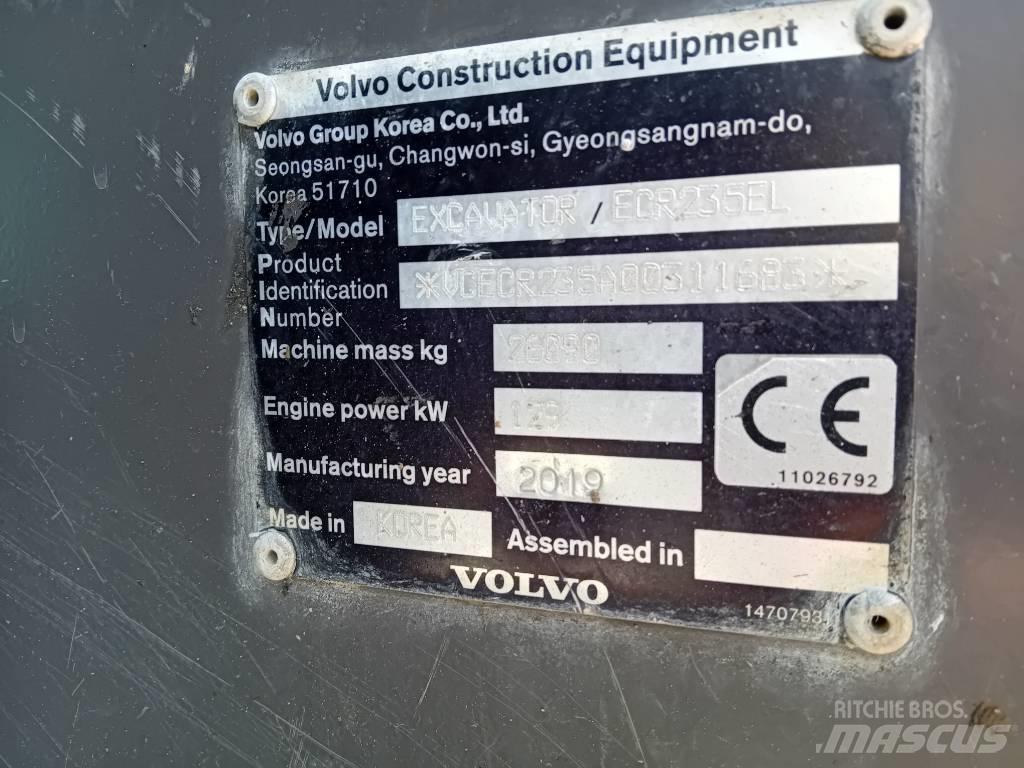 Volvo ECR 235 E Гусеничні екскаватори