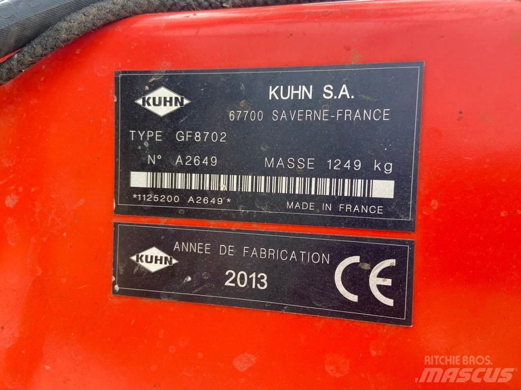 Kuhn GF8702 Граблі і сінозворушувачі