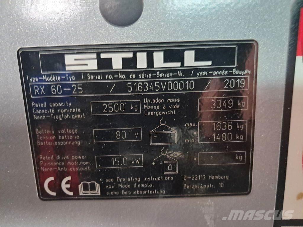 Still RX60-25 Електронавантажувачі