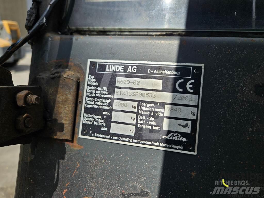 Linde H60D-02 Дизельні навантажувачі