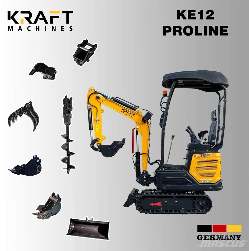 Kraft KE12Proline Міні-екскаватори < 7т