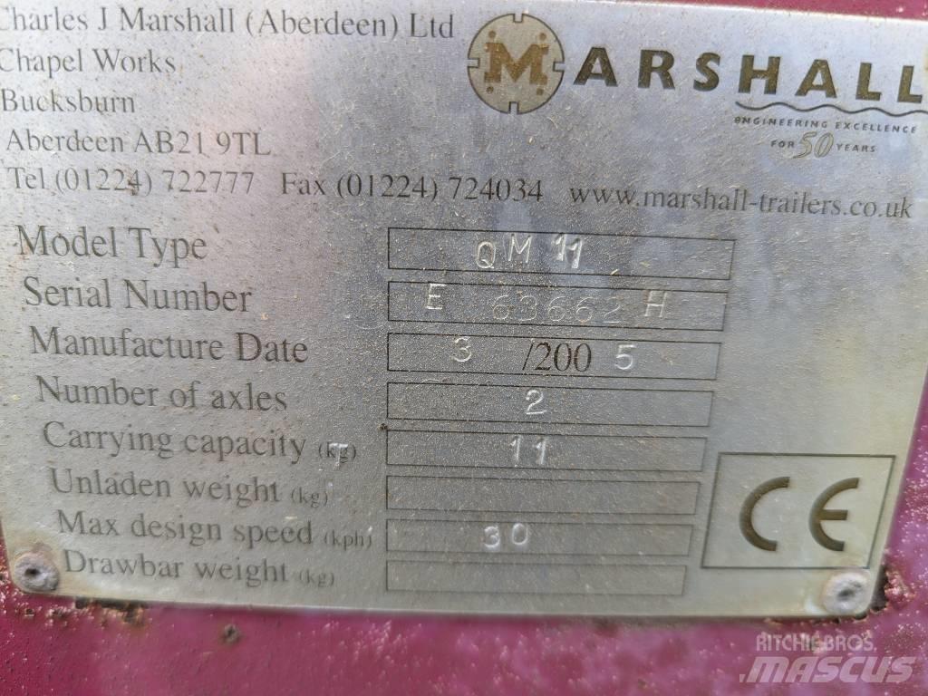 Marshall QM11 Причепи перевантажувачі зерна