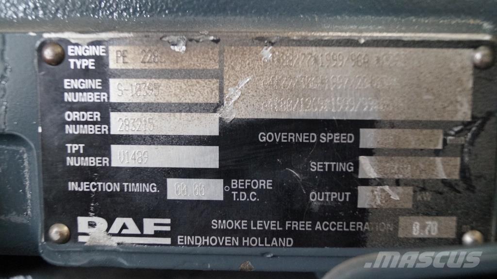 DAF PE 228 C NEW Двигуни