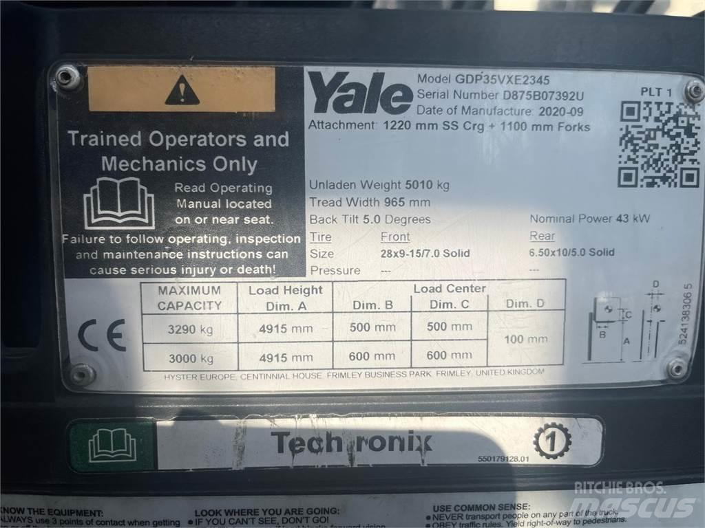Yale GDP35VX Дизельні навантажувачі