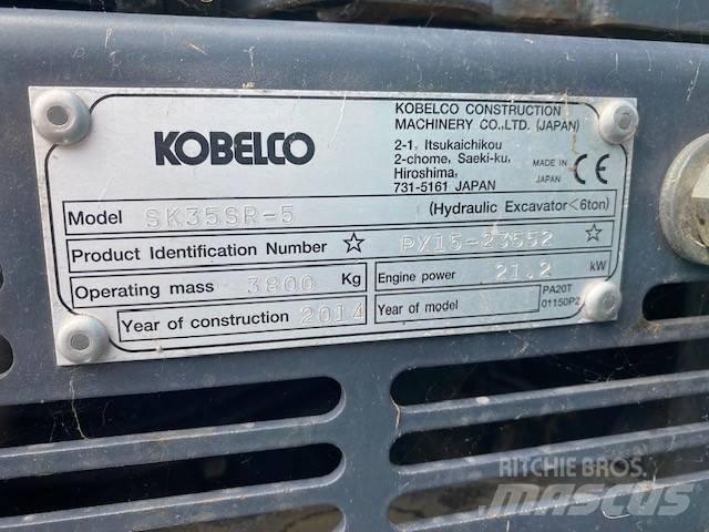 Kobelco SK 35 SR-5 Міні-екскаватори < 7т