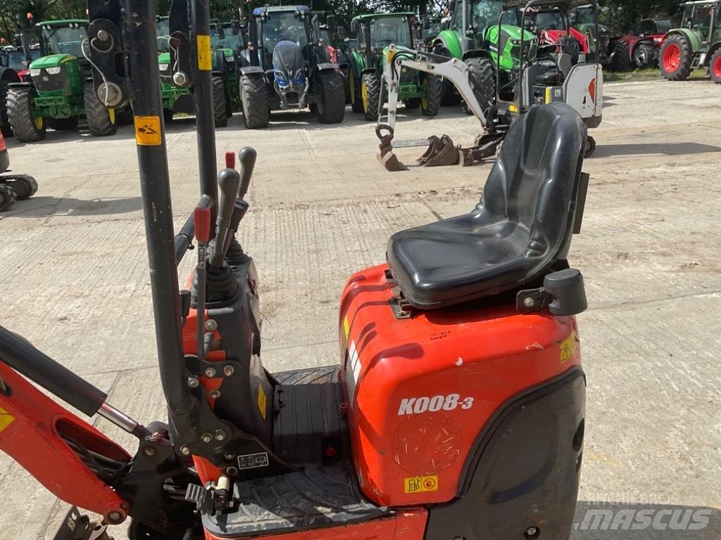 Kubota K 008-3 Міні-екскаватори < 7т