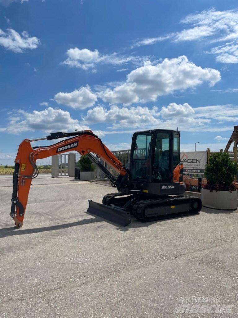 Doosan DX55r Міні-екскаватори < 7т