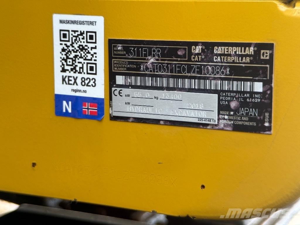 CAT 311 F LRR Гусеничні екскаватори