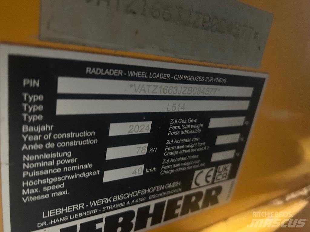 Liebherr L 514 Фронтальні навантажувачі
