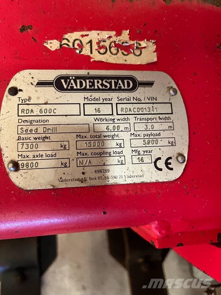 Väderstad RDA600 C Сівалки