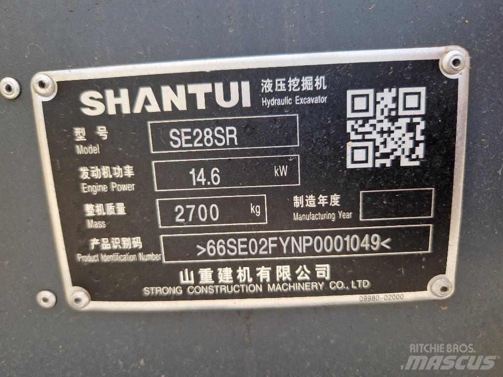 Shantui SE28SR Колісні екскаватори