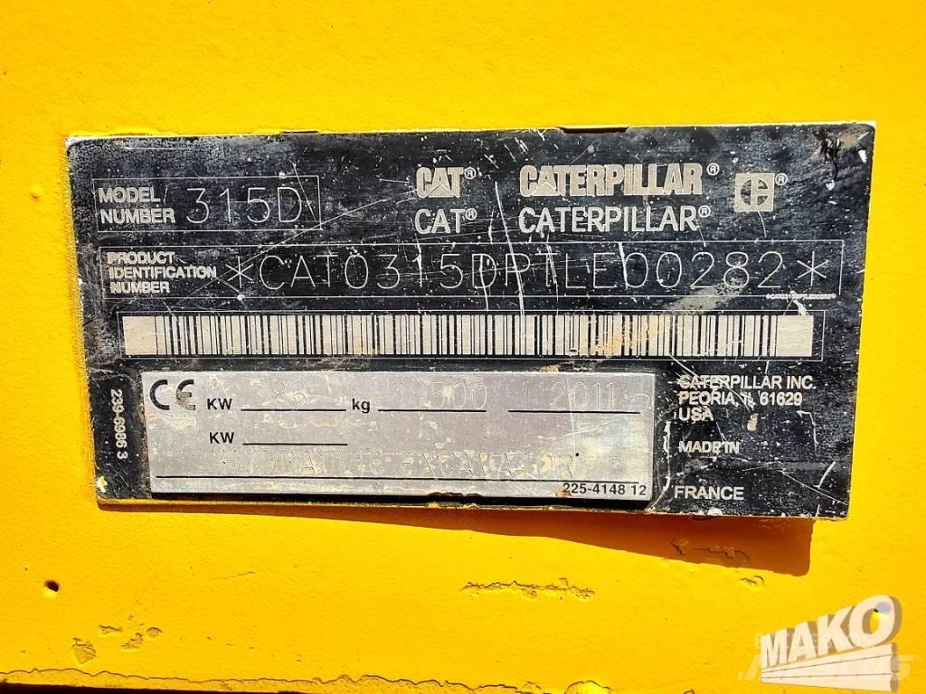 CAT 315 D Гусеничні екскаватори
