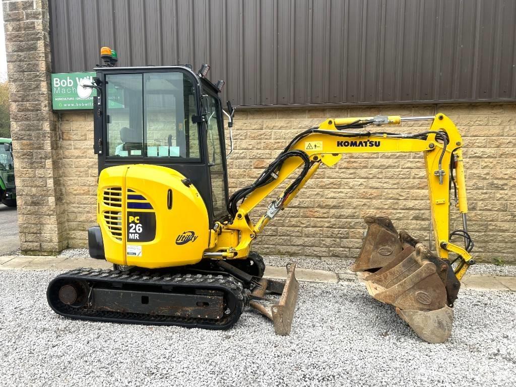Komatsu PC26MR-3 Міні-екскаватори < 7т