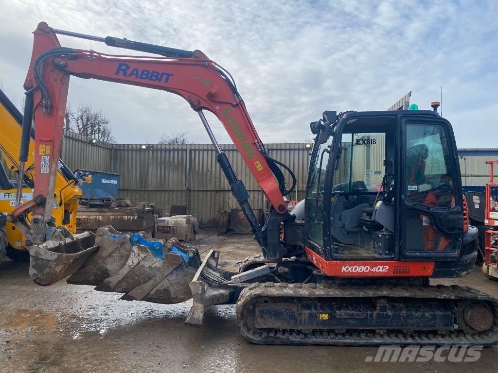 Kubota KX 080-4 Середні екскаватори 7т. - 12т.