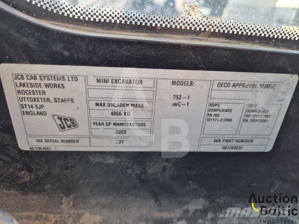 JCB 36C-1 Міні-екскаватори < 7т