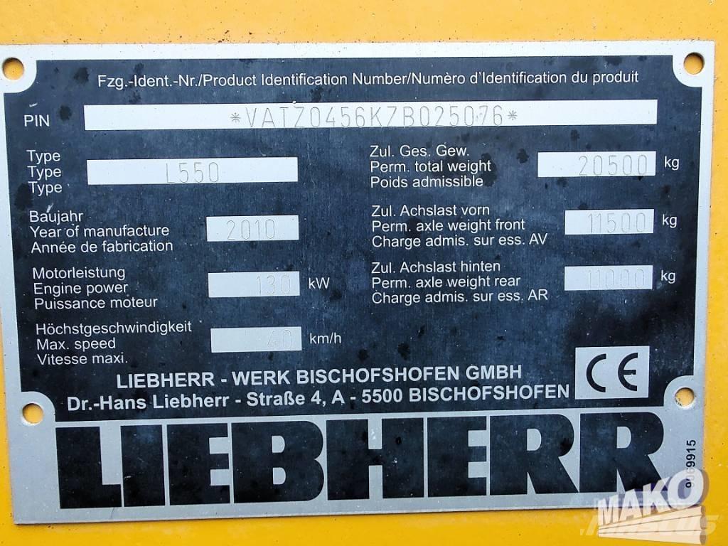 Liebherr L 550 Фронтальні навантажувачі
