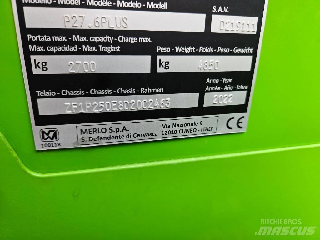 Merlo P27.6 Plus Телескопічні навантажувачі