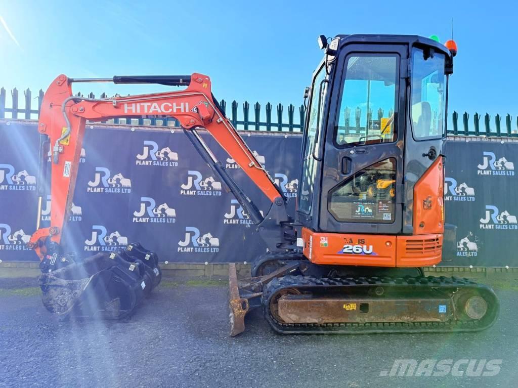Hitachi ZX 26 U-6 CR Міні-екскаватори < 7т
