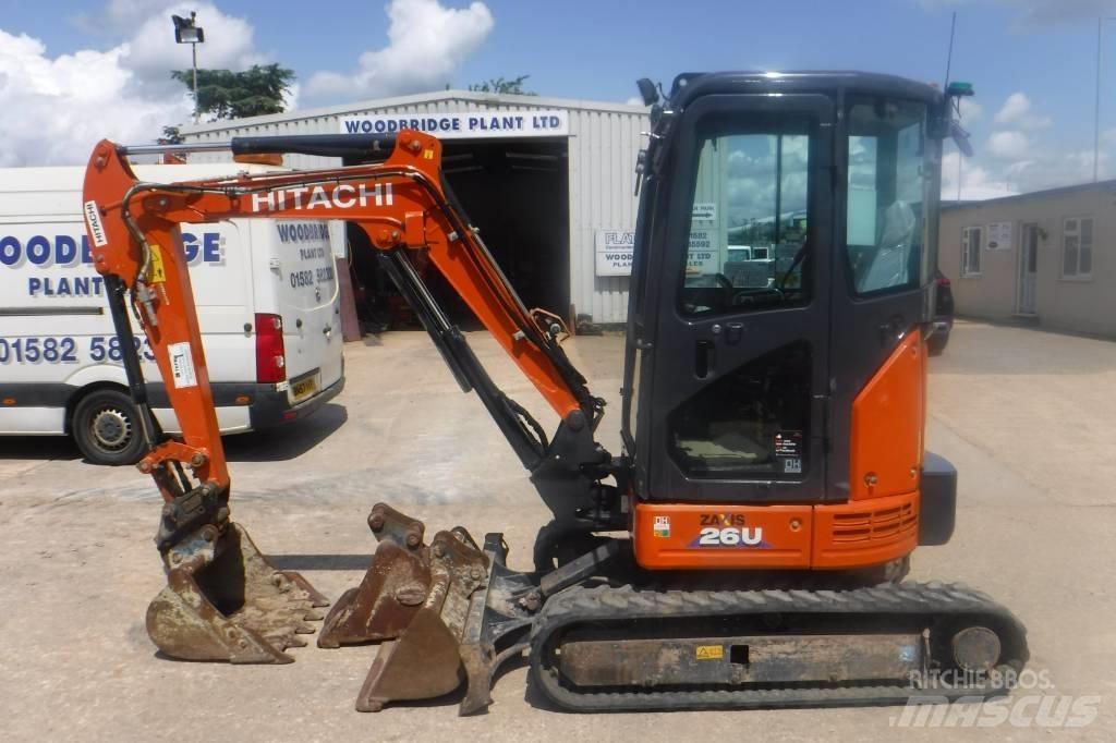 Hitachi ZX 26 U-6 Міні-екскаватори < 7т