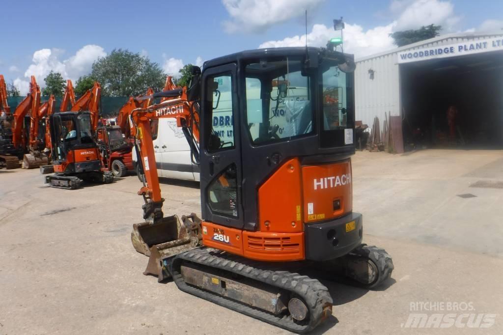 Hitachi ZX 26 U-6 Міні-екскаватори < 7т
