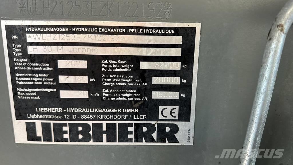 Liebherr LH 30 M Перевантажувачі металобрухту/промислові навантажувачі