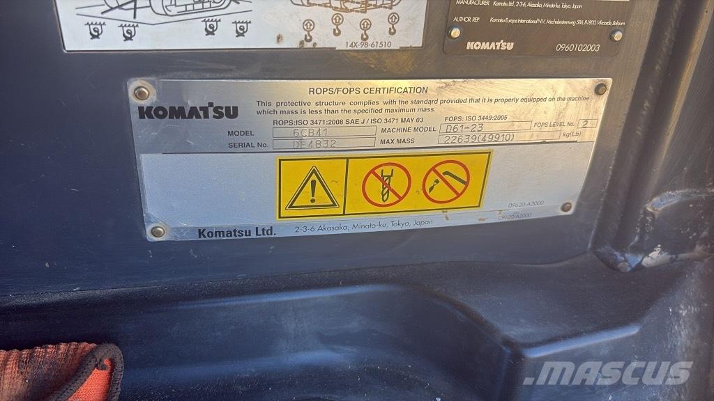 Komatsu D 61 EX-23 Гусеничні бульдозери