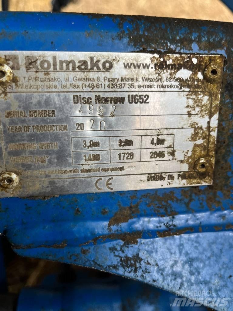 Rolmako U652 Дискові борони