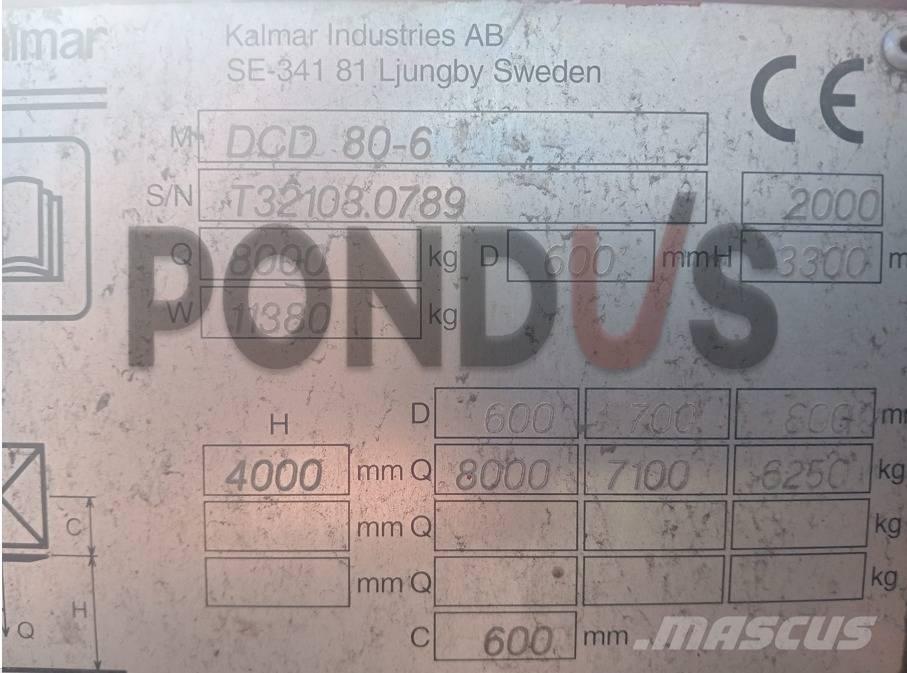 Kalmar DCD 80-6 Дизельні навантажувачі