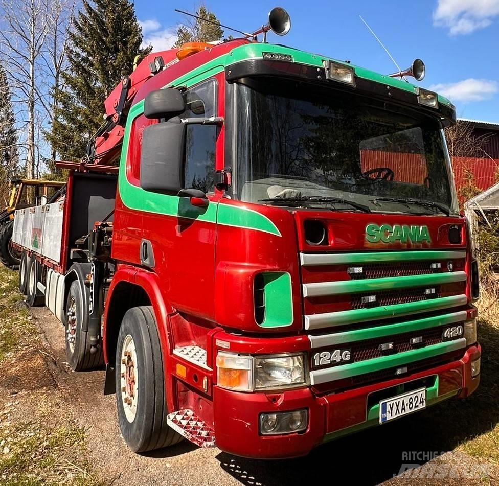 Scania P 124 GB Автокрани