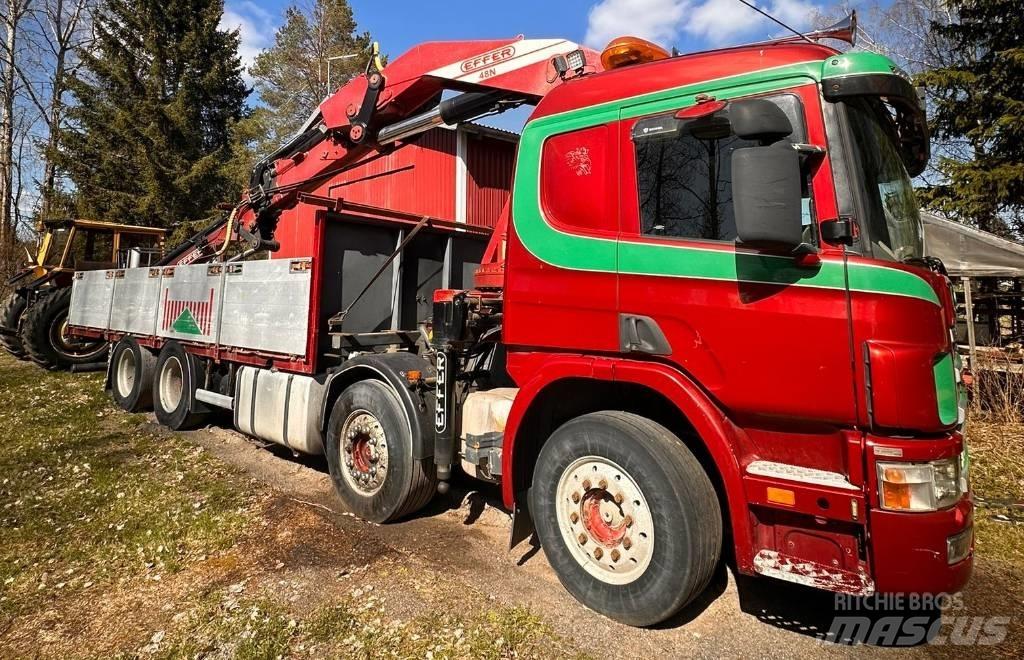 Scania P 124 GB Автокрани
